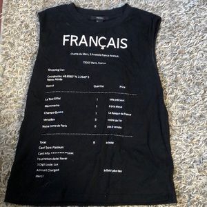 Forever 21 Graphic sleeveless top